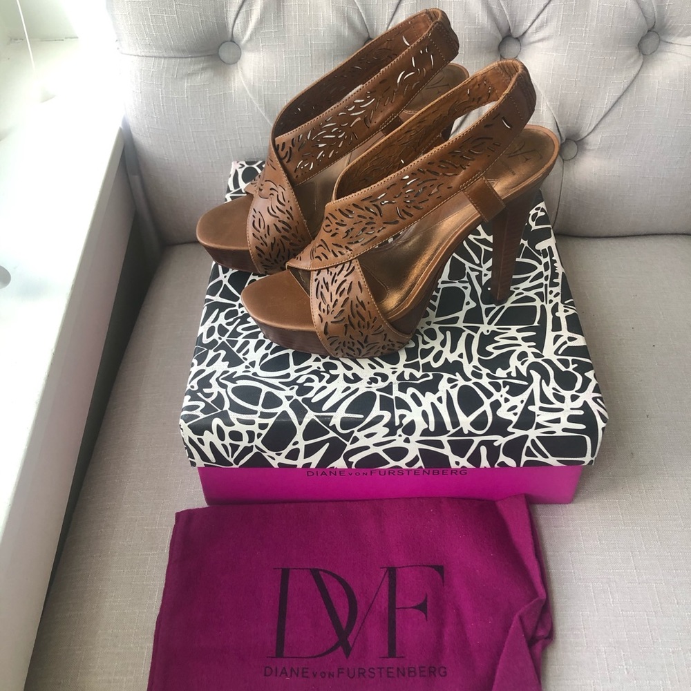 Diane Von Furstenberg Strappy Heels